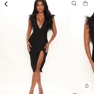 Gorgeous black bandage midi Dress 🖤